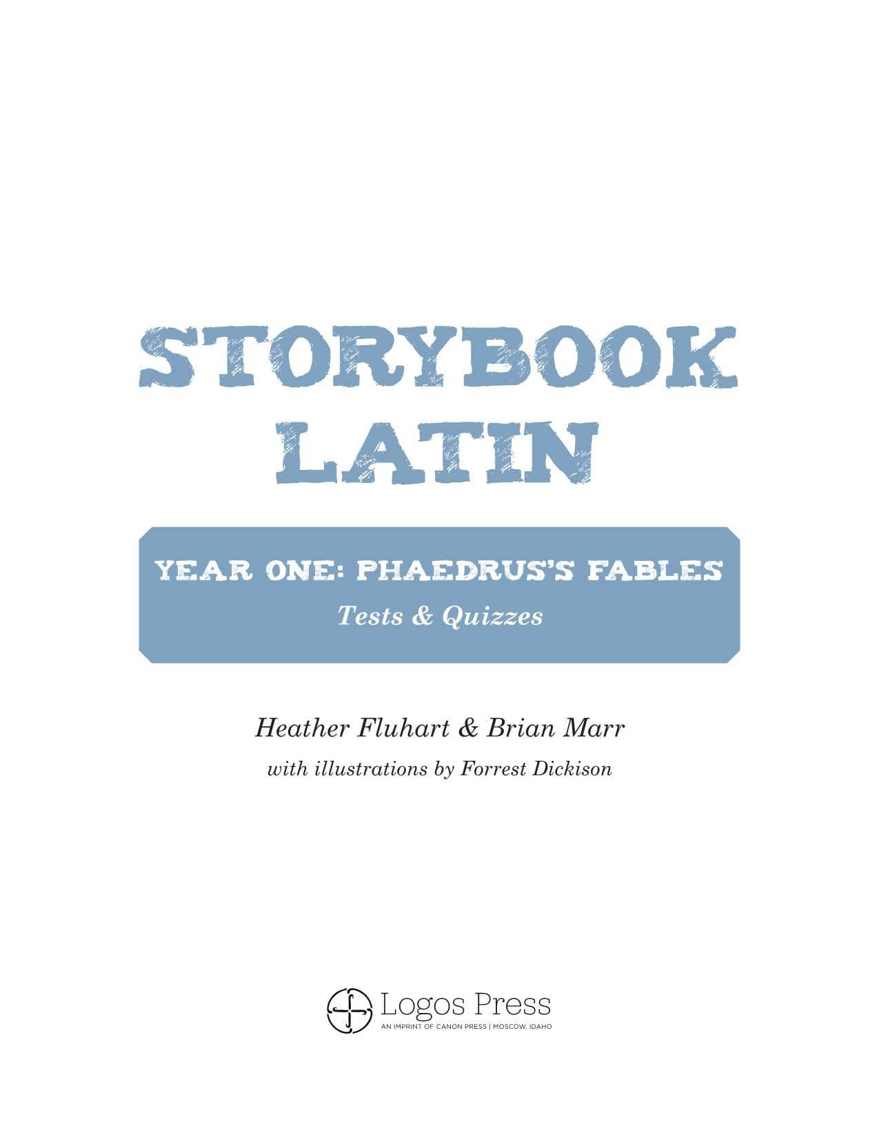 Storybook Latin 1: Fables