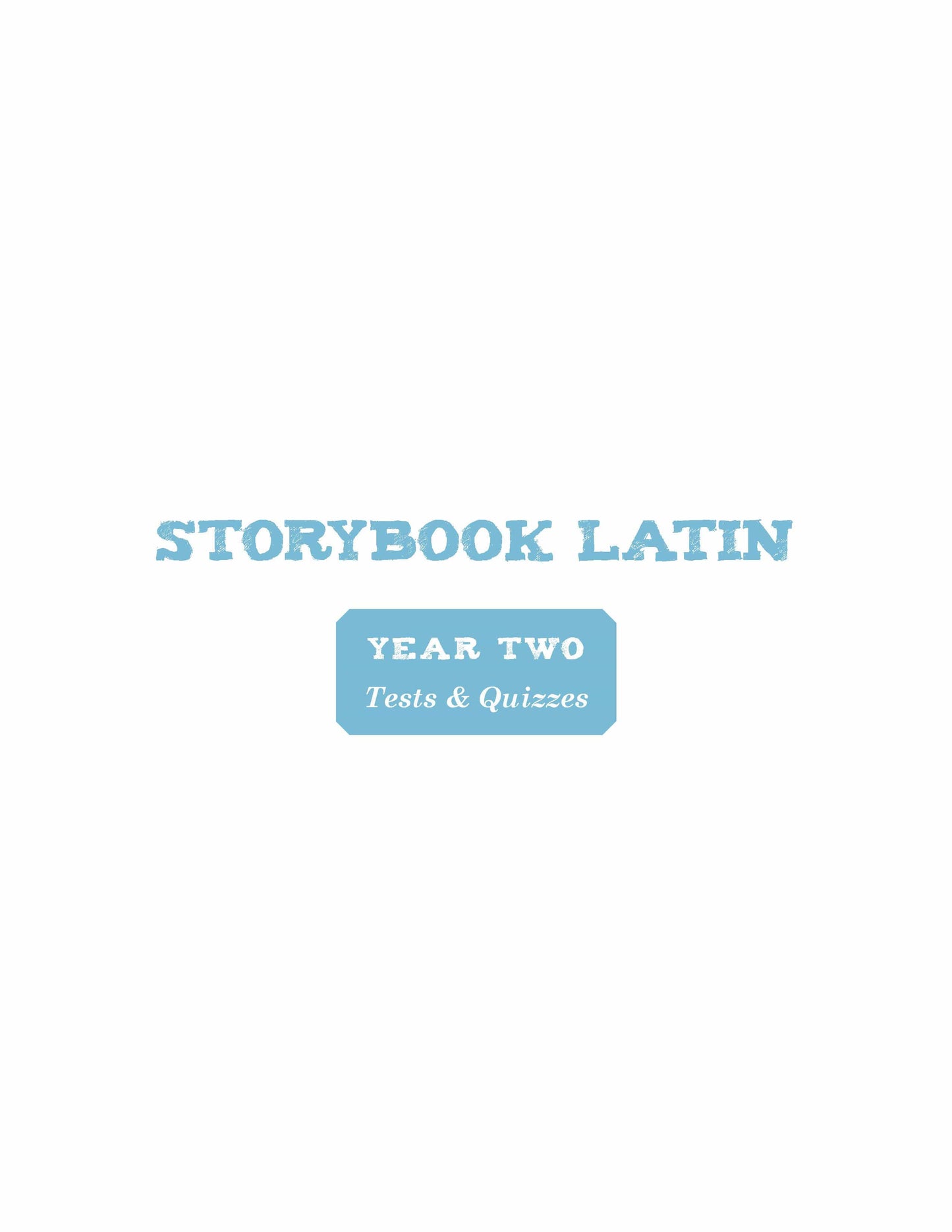 Storybook Latin 2: Bible Stories